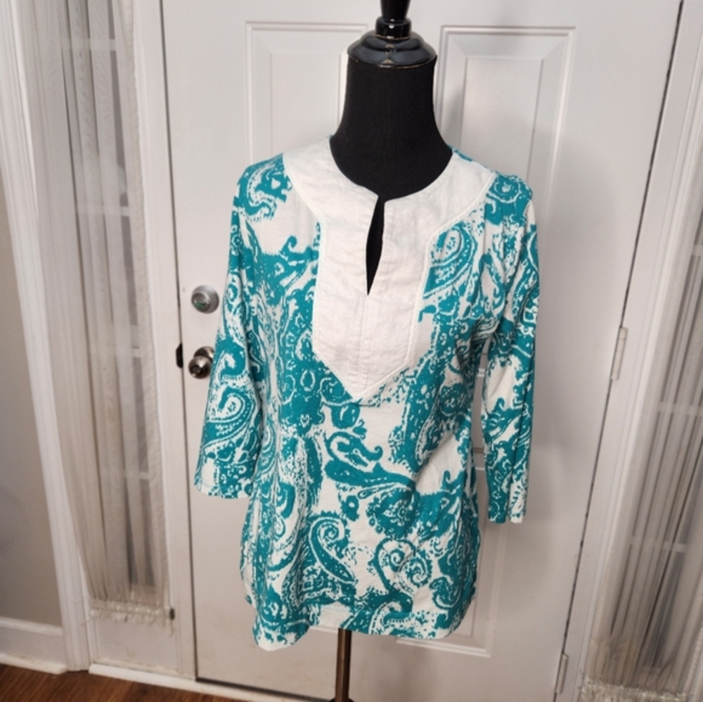 Lauren‎ Ralph Lauren Abstract Blouse  Size Medium